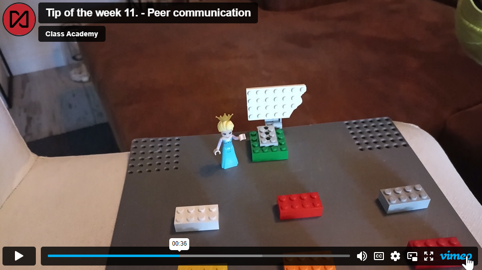 Tip of the week 11 – Peer communication