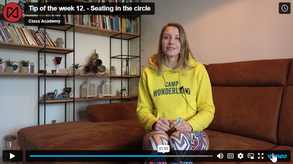 Tip of the week 12 – Seating in the circle