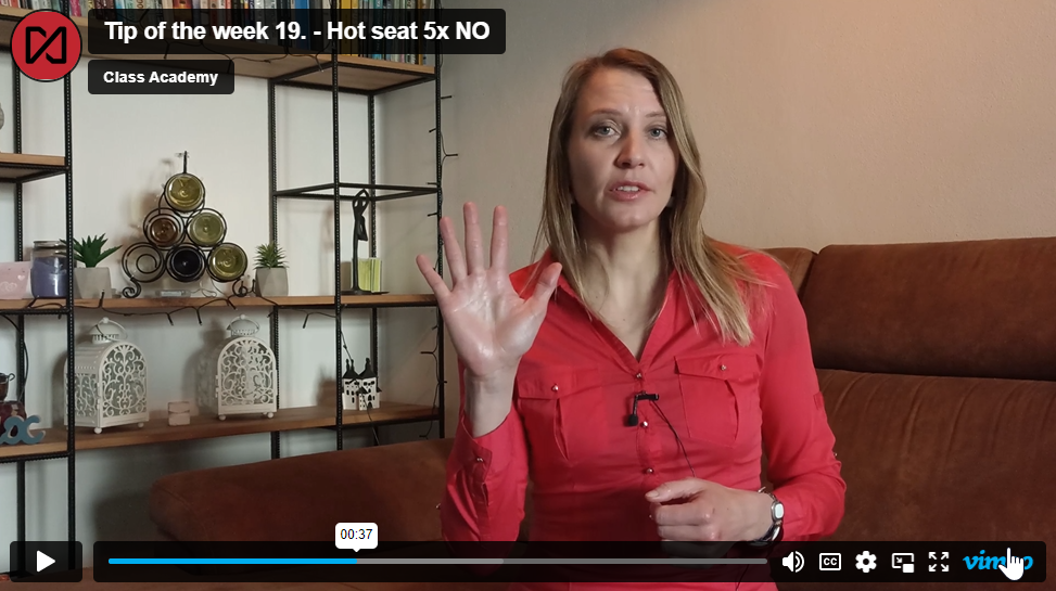 Tip of the week 19 – Hot seat 2: 5 times ‘No’