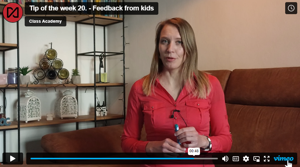 Tip of the week 20 – Feedback from kids