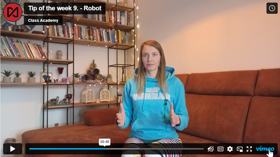 Tip of the week 9 – Robot