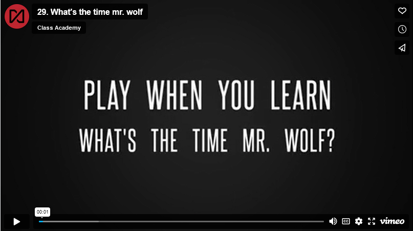 What’s the time Mr. Wolf?