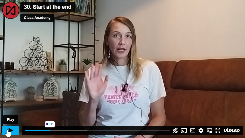 Tip of the week 30 – Start at the end