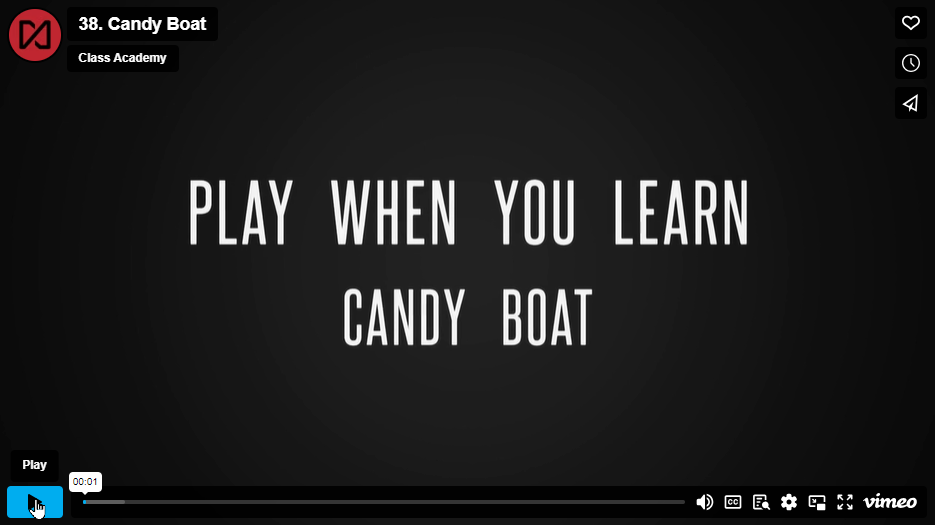 Candy boat