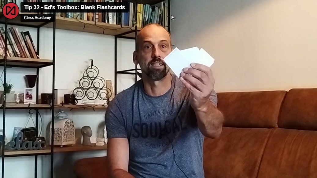 Tip of the week 32 – Ed’s Toolbox: Blank flashcards